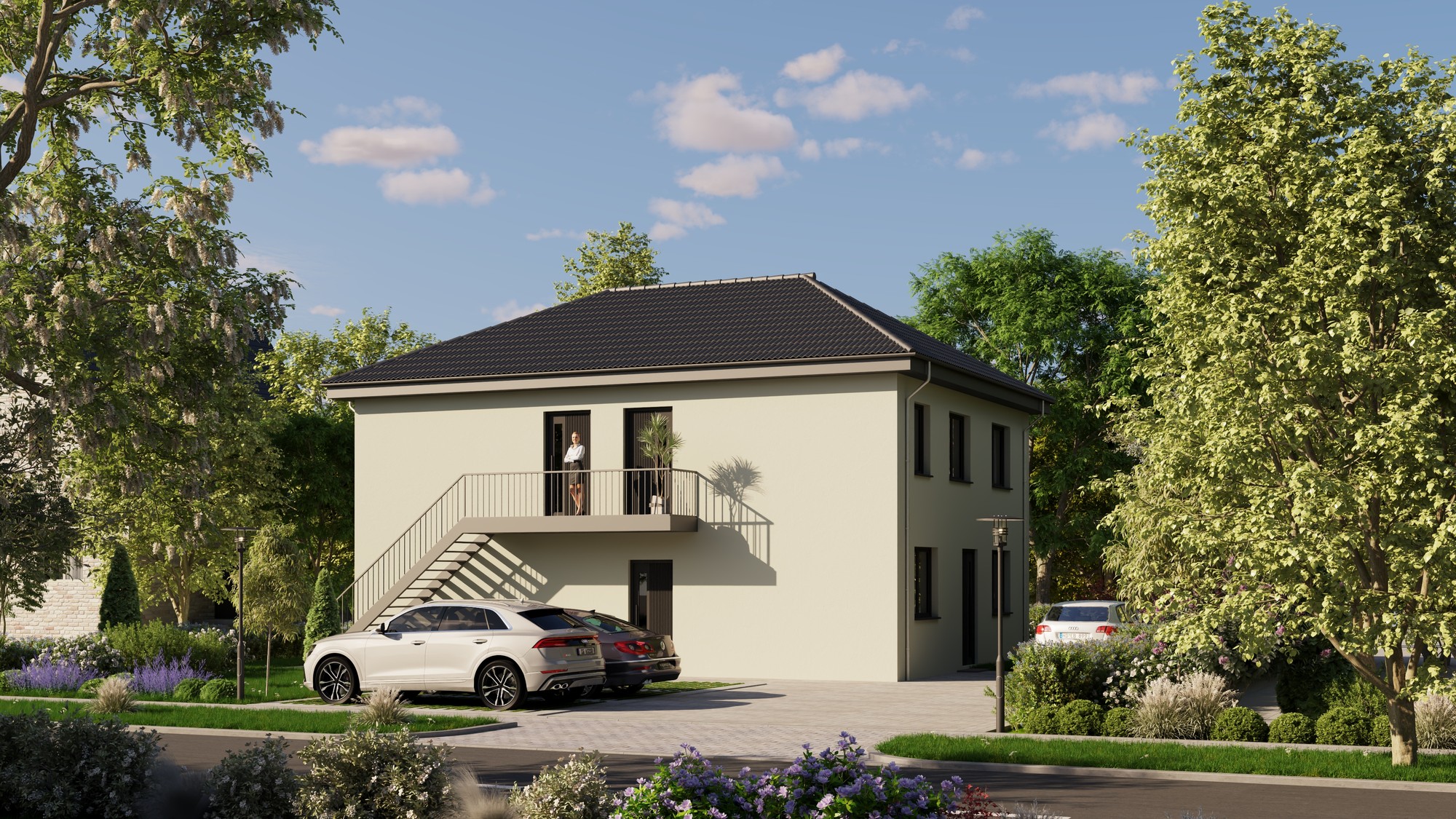 Visualisierung Villa Cornelia – Ansicht 2