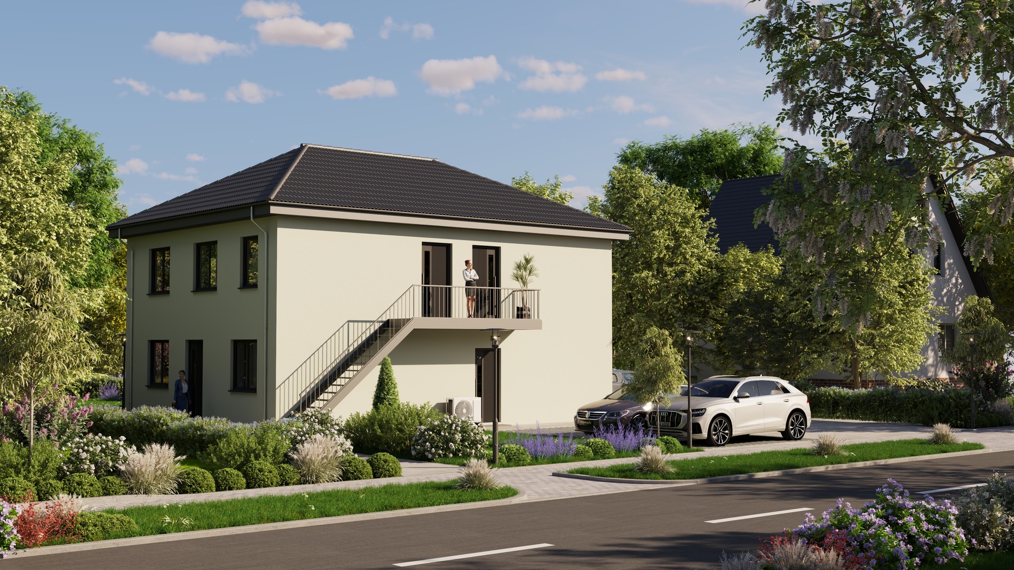 Visualisierung Villa Cornelia – Ansicht 3