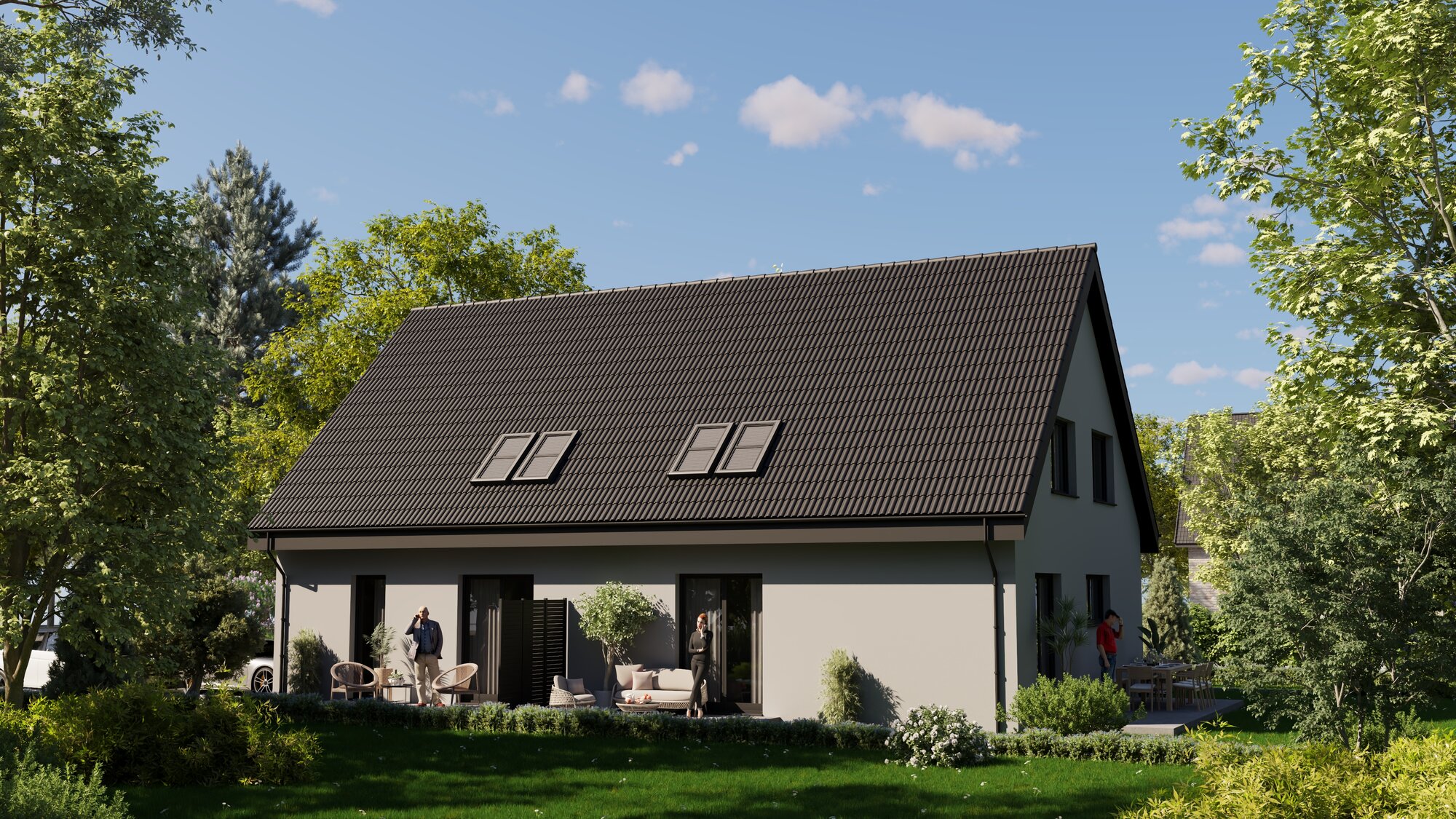 Visualisierung Villa Wilhelm – Ansicht 2