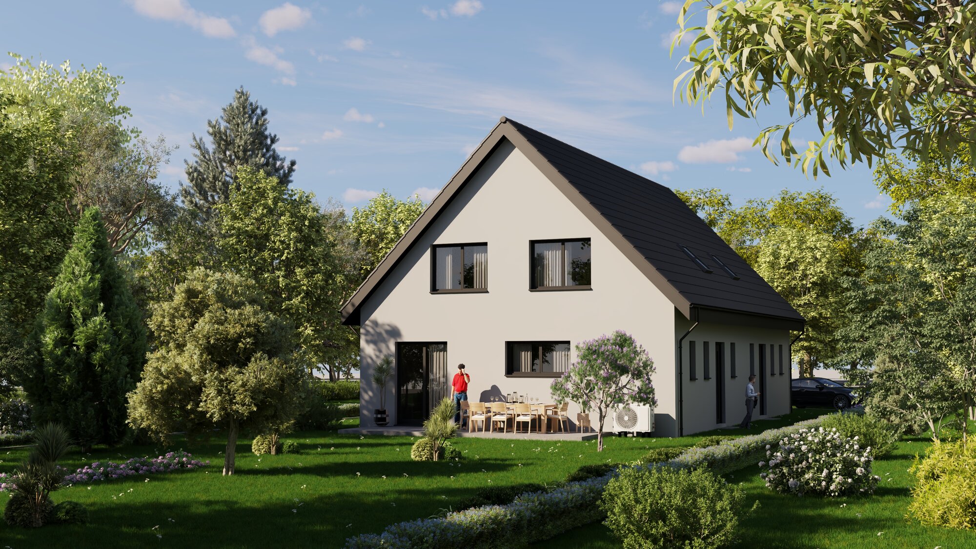 Visualisierung Villa Wilhelm – Ansicht 3